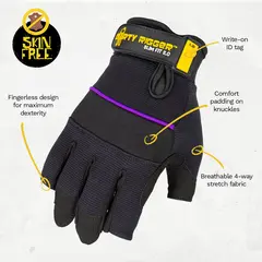 Dirty Rigger SlimFit 2.0 FL M Fingerless rigger glove, EN388