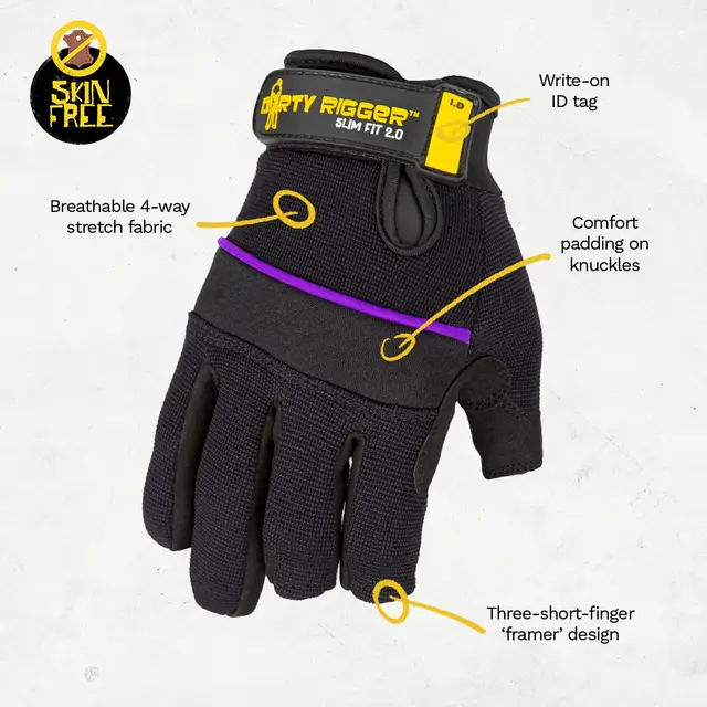 Dirty Rigger SlimFit 2.0 FR M Framer rigger glove, EN388 