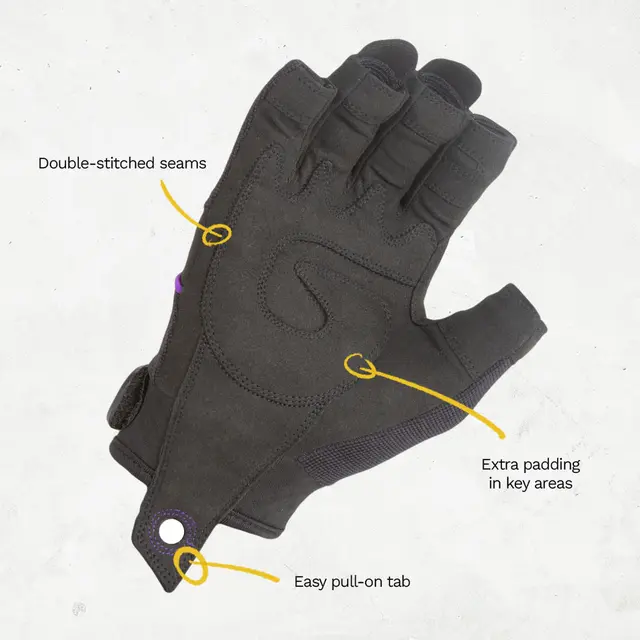 Dirty Rigger SlimFit FL M Fingerless rigger glove, EN388 