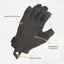 Dirty Rigger SlimFit FL M Fingerless rigger glove, EN388 