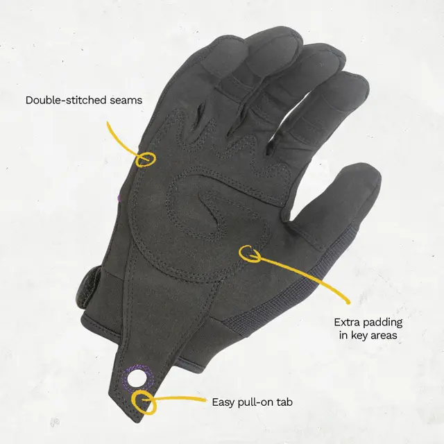 Dirty Rigger SlimFit FF M Full-fingered rigger glove, EN388 