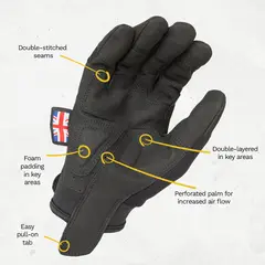 Dirty Rigger Venta-Cool FF S Full-fingered summer glove, EN388