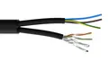 PROkabel Hybrid True1 + Cat6a 1,5m Cat6a + 3g2.5mm, Black