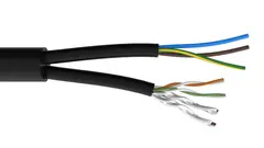 PROkabel Hybrid powerCon True1 + Cat6a Cat6a + 3g2.5mm, Black
