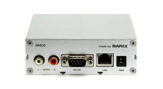 Barix RetailPlayer M400 Professional IP audio music player 