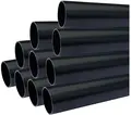 Sort aluminiumsrør 48x4 1m 4,5mm gods 100cm Legering 6082 T6