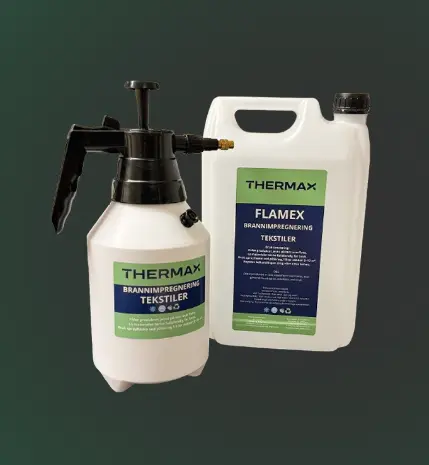 Brannimpregnering Flamex 5L brannbeskyttelse av scenetepper 