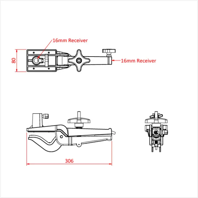 Doughty G1000 LARGE GAFFER CLAMP 