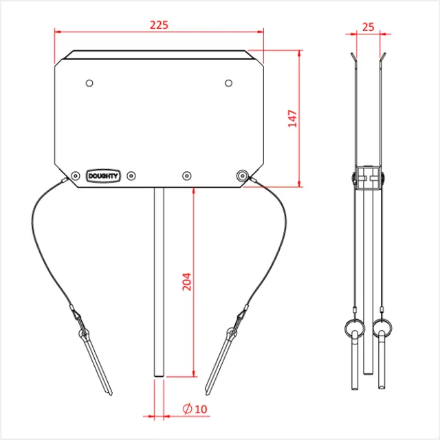 Doughty G1141 POLYHOLDER 50mm 