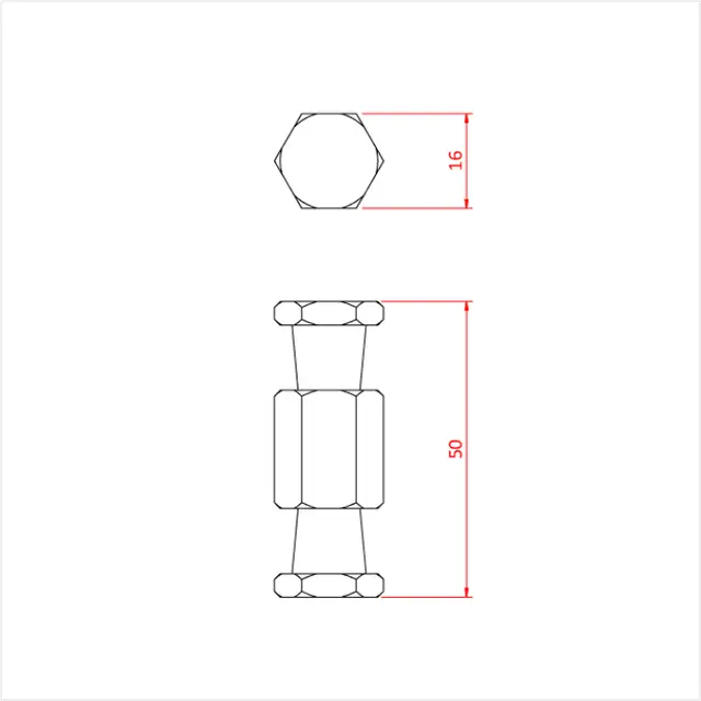Doughty G1170 SNAP-IN SWIVEL/JOINER STUD 