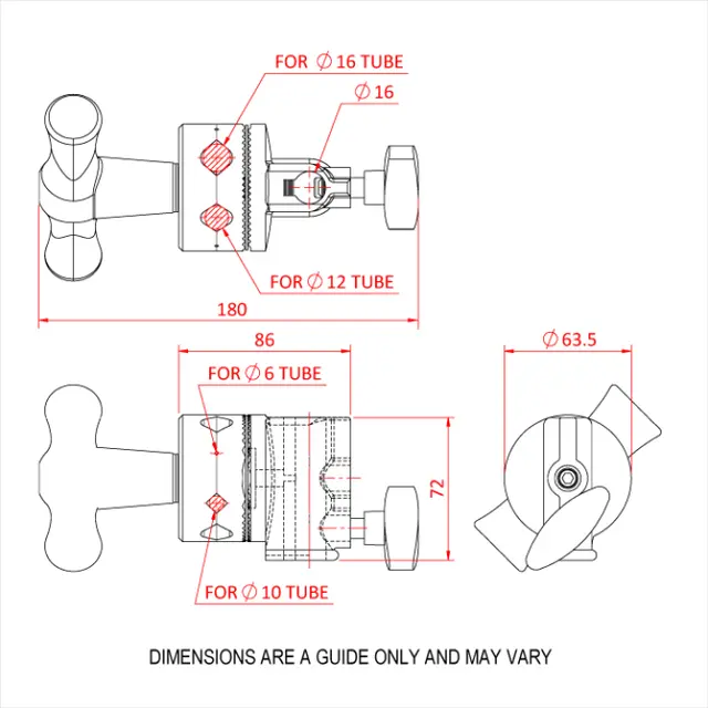 Doughty G1210 GRIPHEAD 65mm 