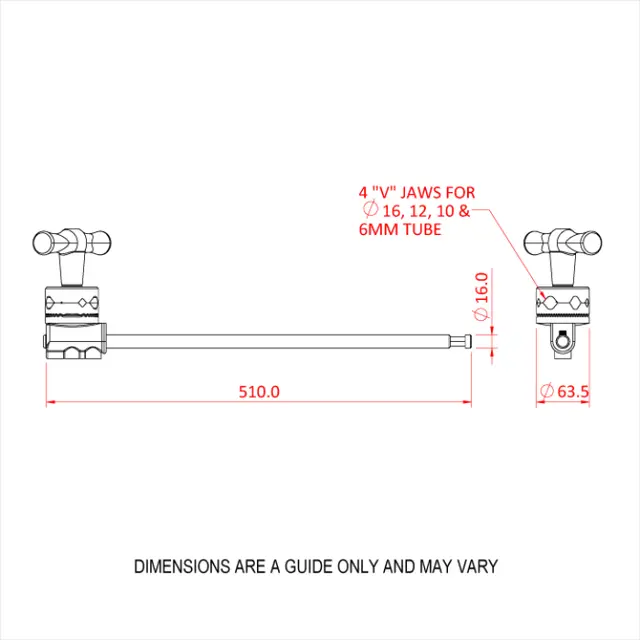 Doughty G1230 GOBO HEAD WITH 20" EXTENSION 