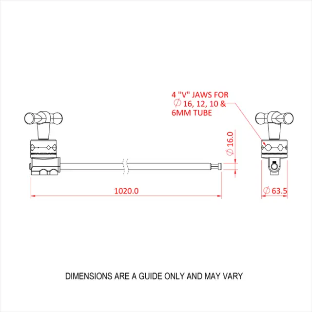 Doughty G1235 GOBO HEAD WITH 40" EXTENSION 