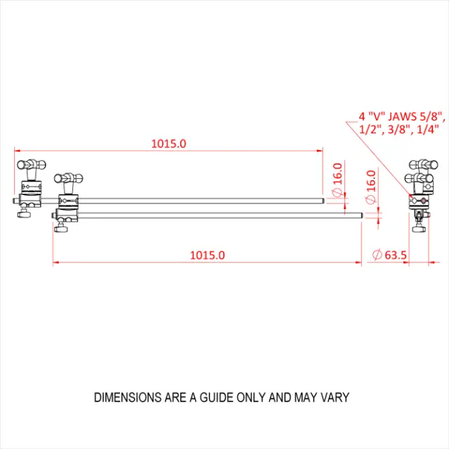 Doughty G1240 DOUBLE EXTENSION 20" WITH TWO GOBO HEADS 