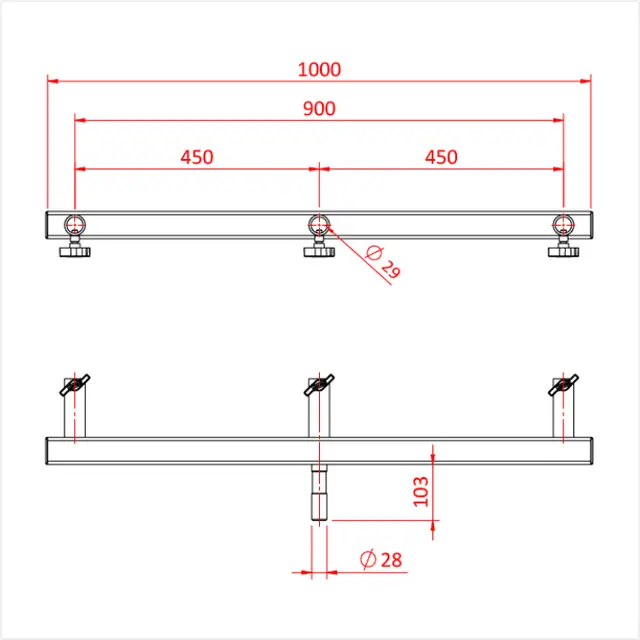 Doughty G1315 JUNIOR TRIPLE HEADER 