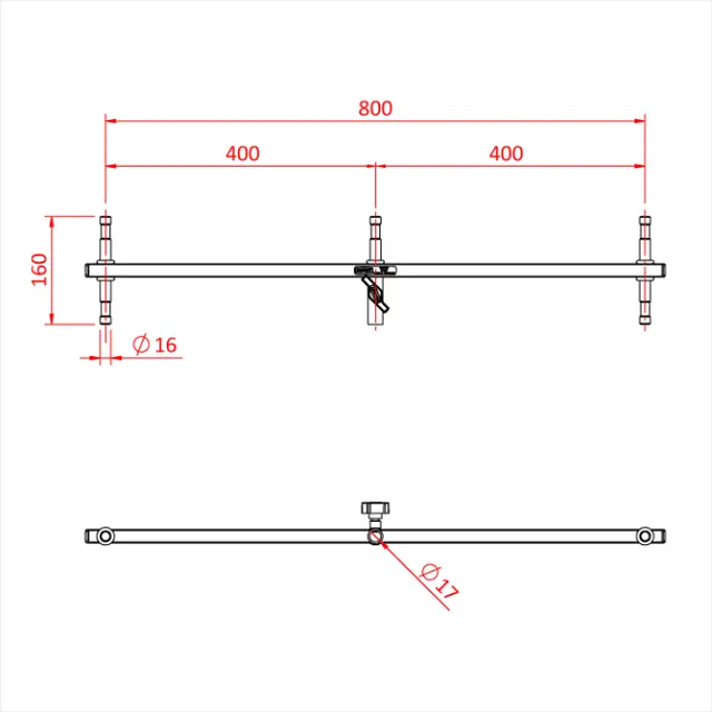 Doughty G1340 BABY TRIPLE HEADER 