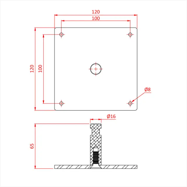 Doughty G1405 BABY PIN WALL PLATE 
