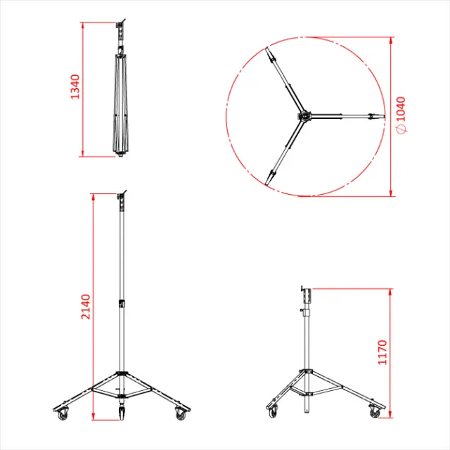 Doughty G207001 BABY ROLLER STAND Shadow Range 
