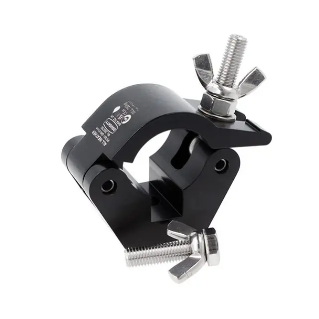 Doughty HOOK CLAMP, Black STAINLESS STEEL FIXINGS 