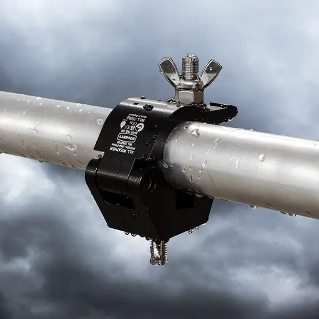 Doughty HOOK CLAMP, Black STAINLESS STEEL FIXINGS 