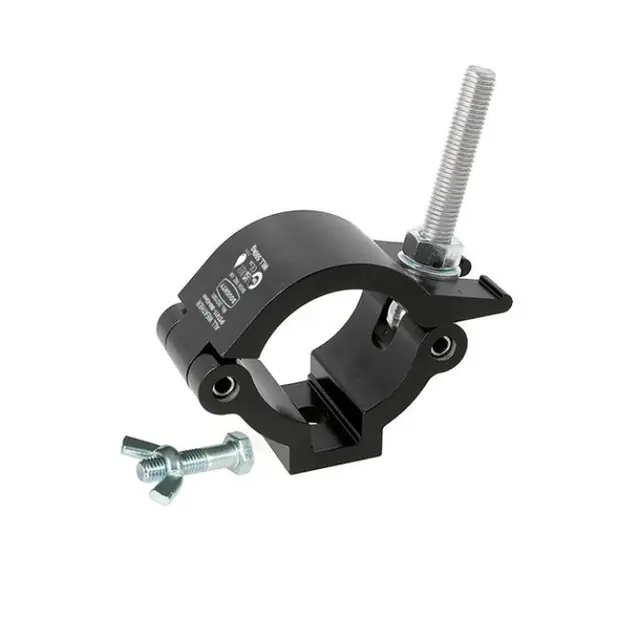 Doughty MAMMOTH HOOK CLAMP, Black STAINLESS STEEL FIXINGS 