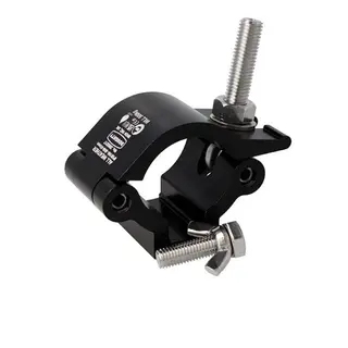 Doughty LIGHTWEIGHT HOOK CLAMP, Black STAINLESS STEEL FIXINGS