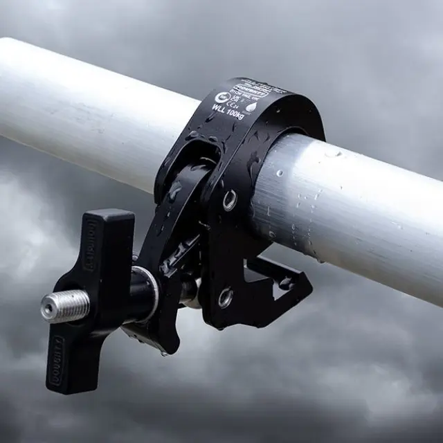 Doughty IP58301 SLIMLINE QUICK TRIGGER CLAMP (Black) - STAINLESS STEEL 