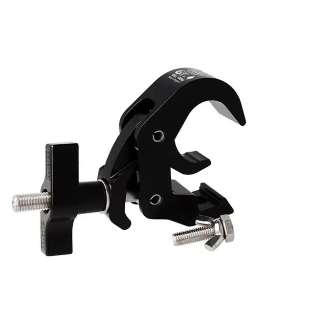 Doughty IP58305 SLIMLINE QUICK TRIGGER HOOK CLAMP (Silver) - STAINLESS STEEL 