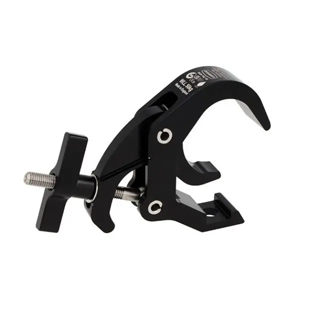Doughty LIGHTWEIGHT QT CLAMP, Black STAINLESS STEEL FIXINGS 