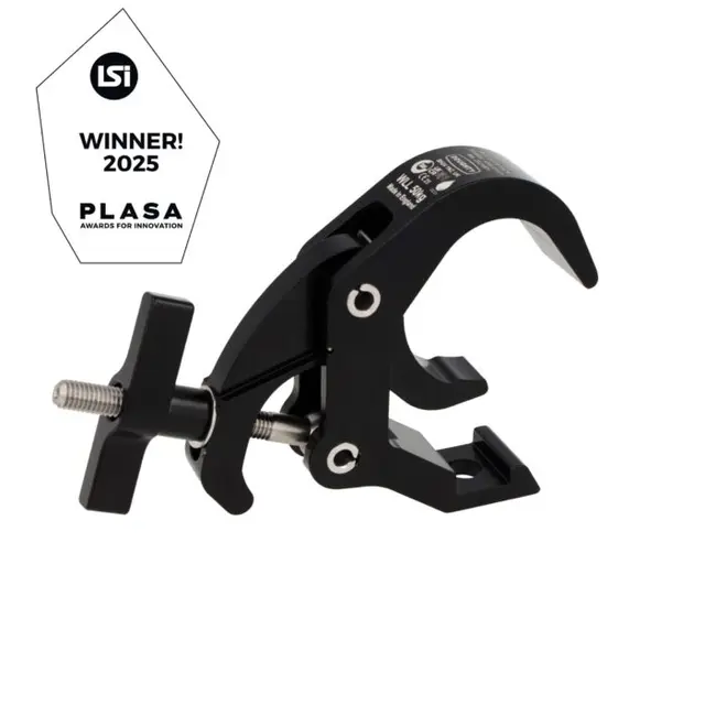 Doughty LIGHTWEIGHT QT CLAMP, Black STAINLESS STEEL FIXINGS 