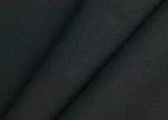 J&amp;C Premier wool serge BLACK 150cm Pr.M 565g gode akustiske egenskaper