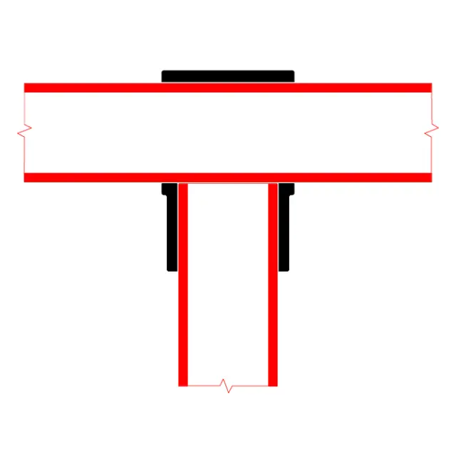 Doughty T10100 Short Tee PIPECLAMP SHORT TEE 