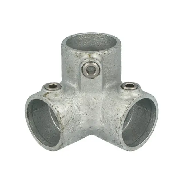 Doughty T12800 3 Way Elbow 90 Deg. PIPECLAMP 3 WAY ELBOW 90 deg. 
