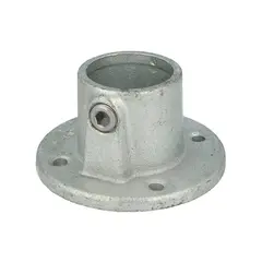 Doughty T1310001 Pipe Clamp Base Flange Pipe Clamp Base Flange (Black)