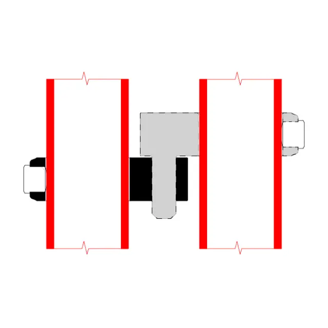 Doughty T13800 Gate Eye PIPECLAMP GATE EYE 