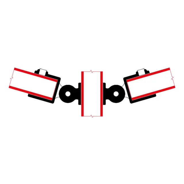 Doughty T16700 2 Swivel Combi. PIPECLAMP DOUBLE SWIVEL COMBINATION 