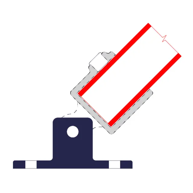 Doughty T16900M Swivel Base Section PIPECLAMP SWIVEL BASE SECTION (male) 