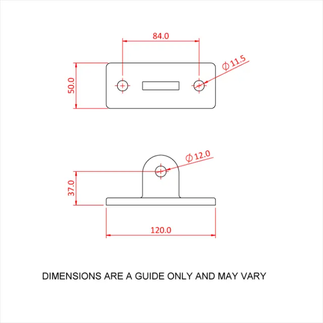 Doughty T16900M Swivel Base Section PIPECLAMP SWIVEL BASE SECTION (male) 