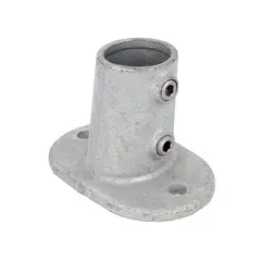 Doughty T17622 Ang.Rail. Base Fla. PIPECLAMP ANG.RAIL. BASE FLA.E 4-10 deg.