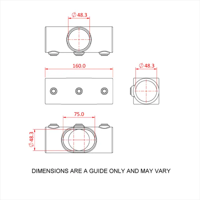 Doughty T17625 Ang. 2 Sock. Cro. PIPECLAMP ANG. 2 SOCK. CRO. 4-10 deg. 