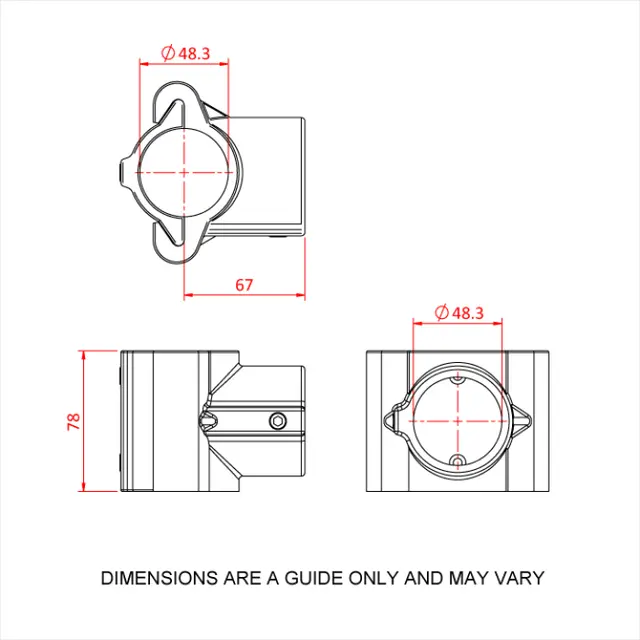 Doughty T194002S Modular Tee MODULAR TEE 