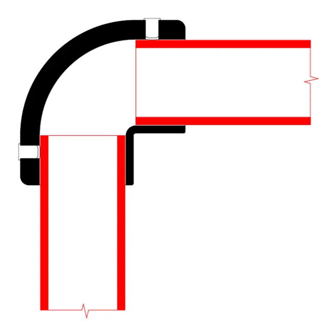 Doughty T194003 90 Deg. Elbow 90 deg. ELBOW 