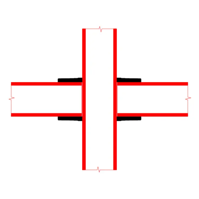 Doughty T194007E Two Socket Cross TWO SOCKET CROSS (slimline) 
