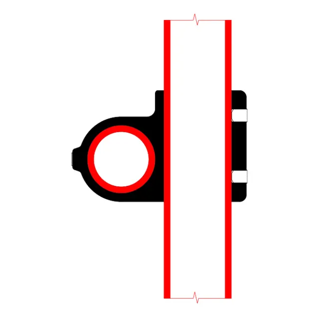 Doughty T194010 Long 90 Deg. Crossover LONG 90 deg. CROSSOVER 