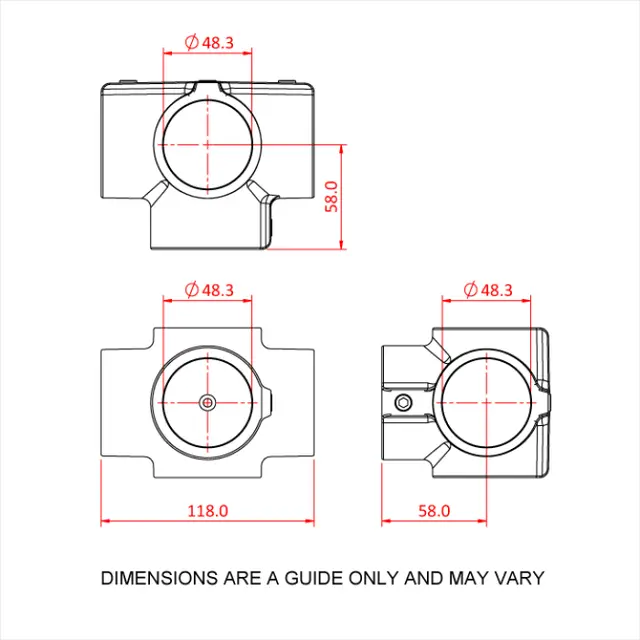 Doughty T194013 Side Outlet Tee SIDE OUTLET TEE 