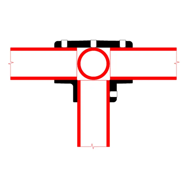 Doughty T194013E Side Outlet Tee SIDE OUTLET TEE (slimline) 