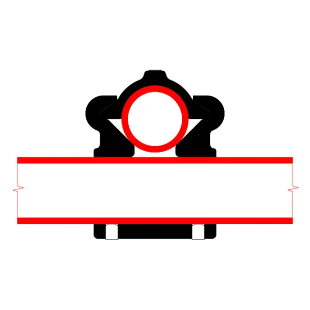 Doughty T194014S Modular 90 Deg. MODULAR 90 deg. CROSSOVER 