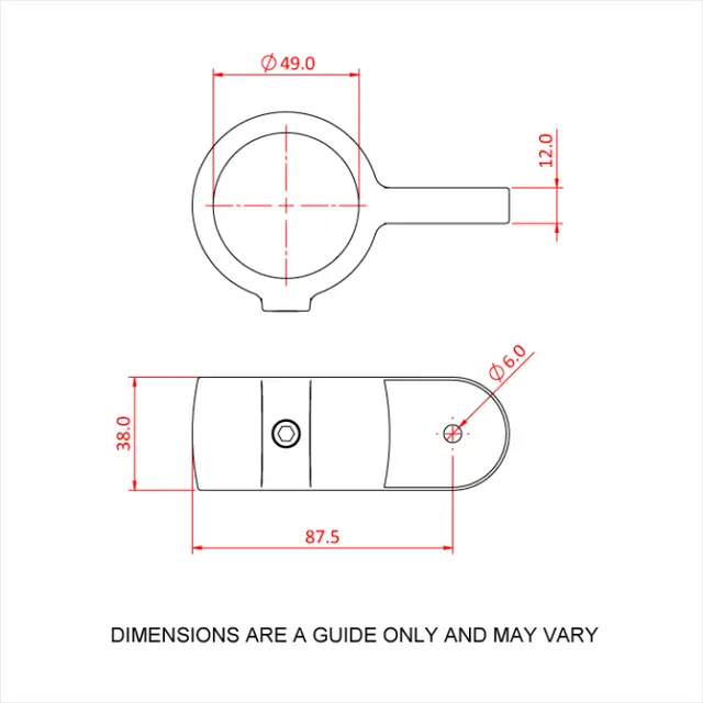 Doughty T194017EM Single Male SINGLE MALE SECTION OF SWIVEL 