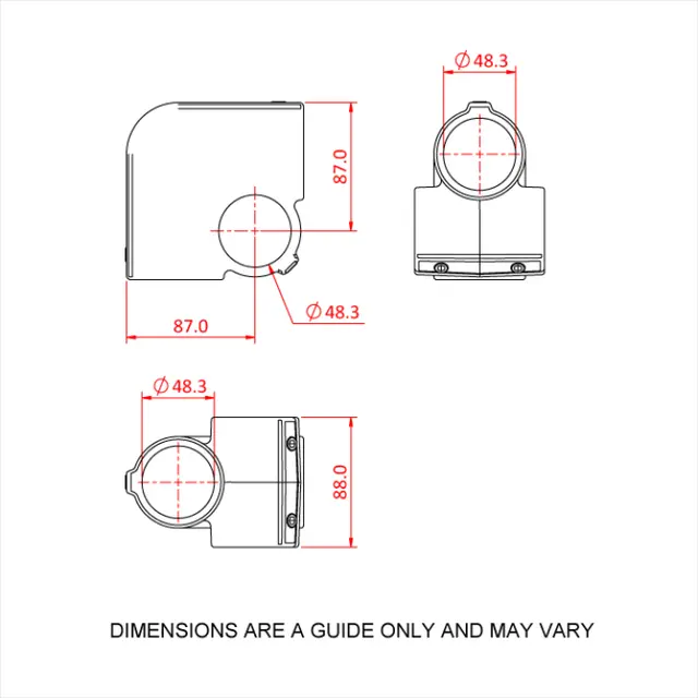 Doughty T194020 Outside Corner OUTSIDE CORNER 