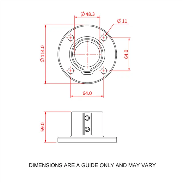 Doughty T194042 Base Flange BASE FLANGE 